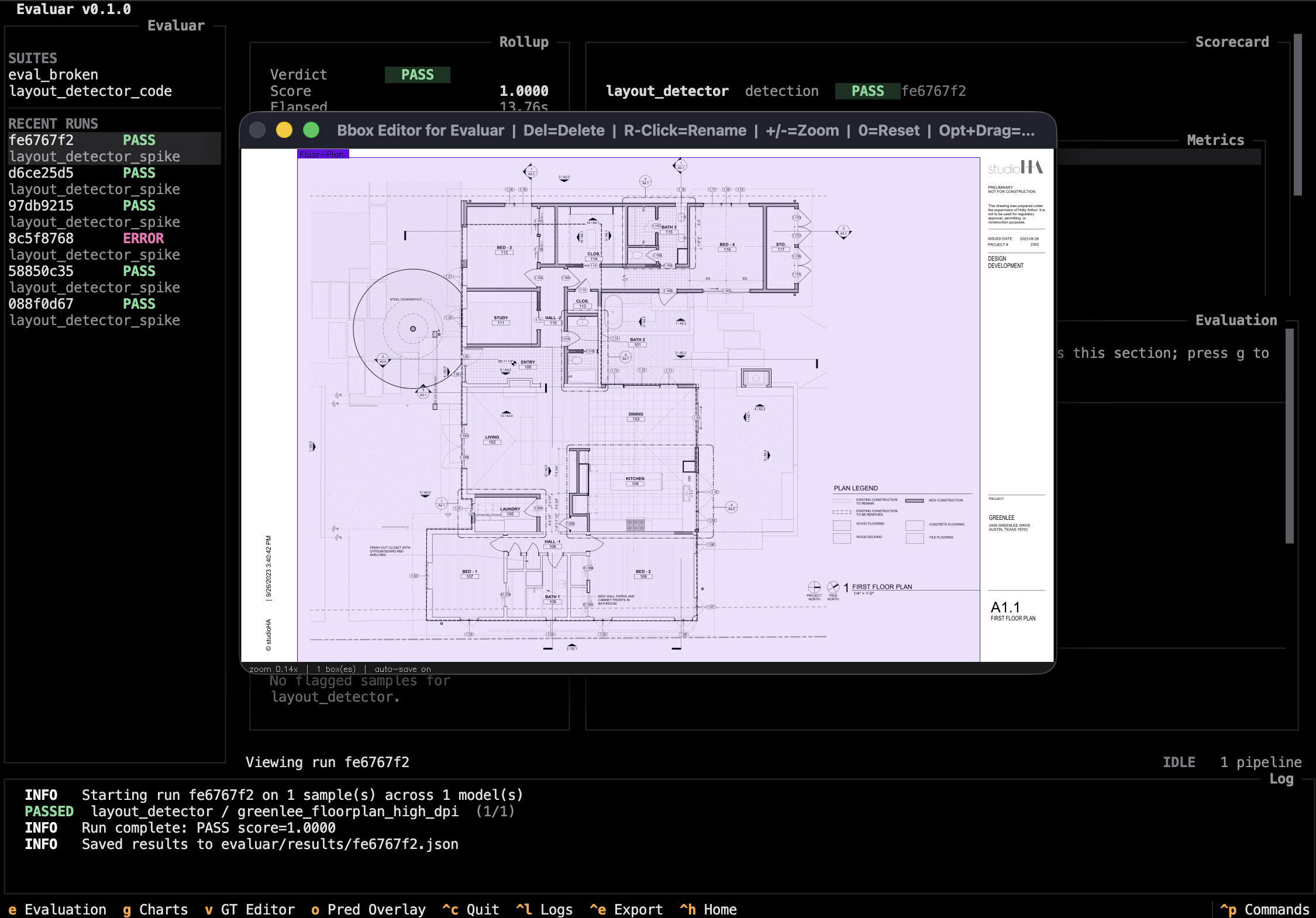Bbox editor — GT edit mode