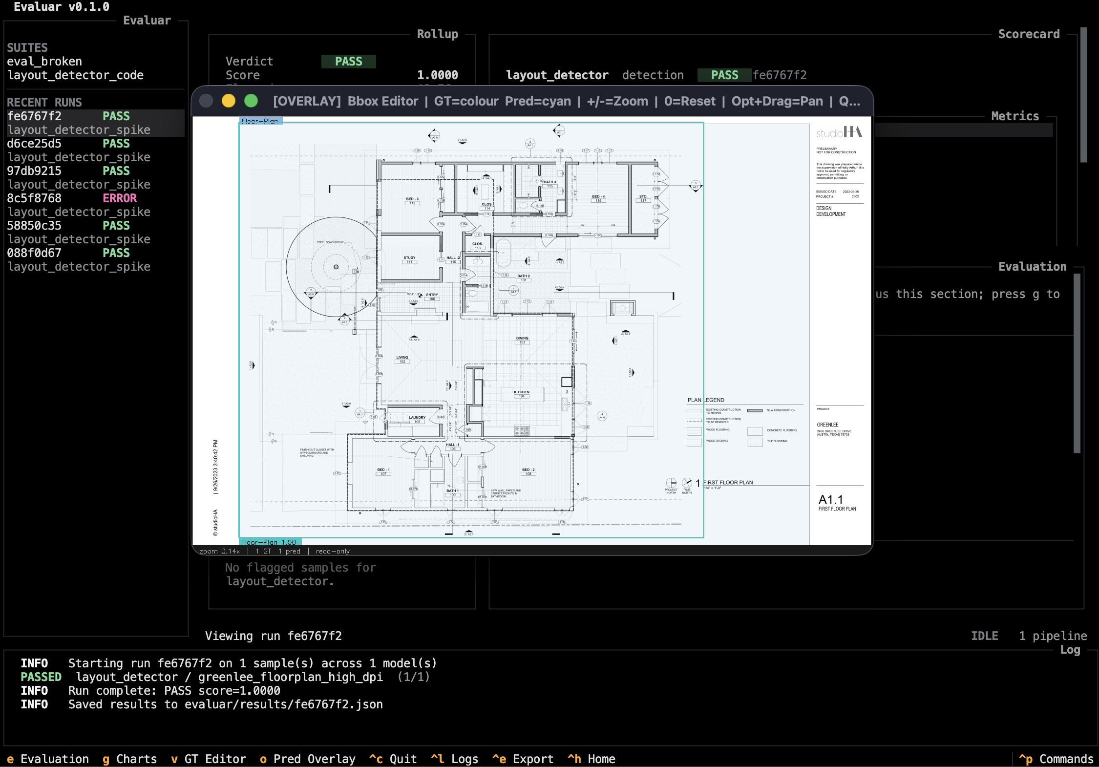 Bounding-box overlays, in the terminal.